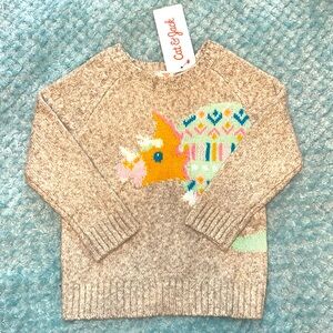 Baby triceratops sweater